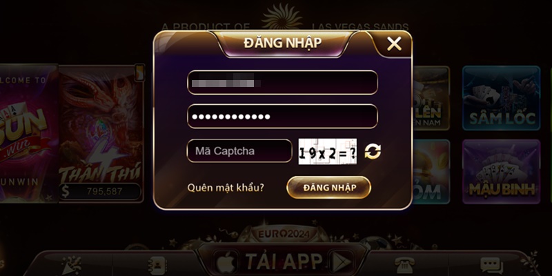 Người đánh Bầu Cua cần đăng nhập vào tài khoản cá cược tại cổng game